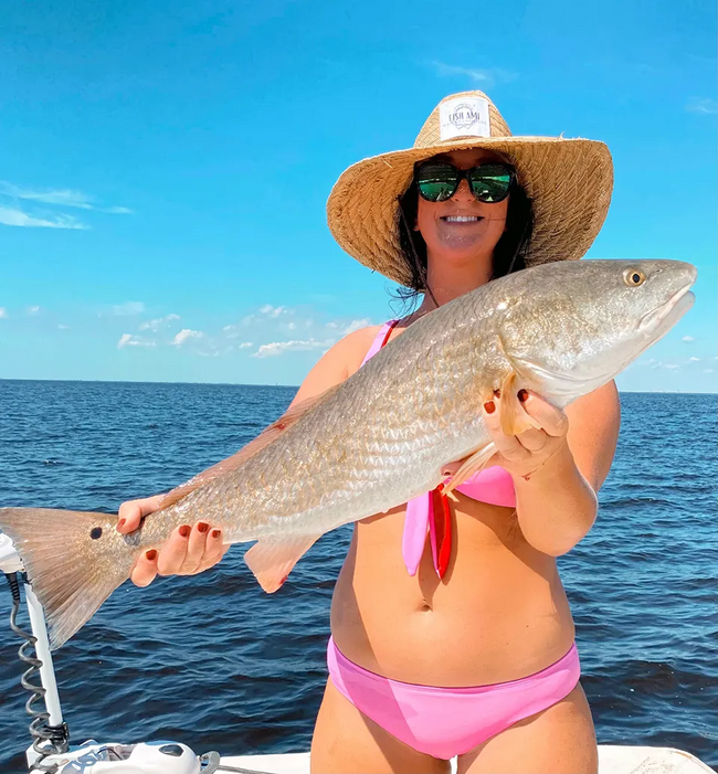 Sarasota fishing charter moment on the water